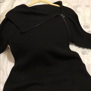 Calvin Klein black sweater dress